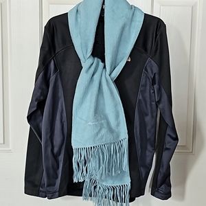 Lite Teal Scraf made by Alpaca Camargo Perfect Con